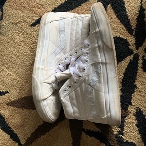 White high top vans